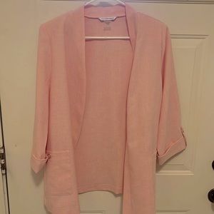 Lightweight jacket light pink w/pockets